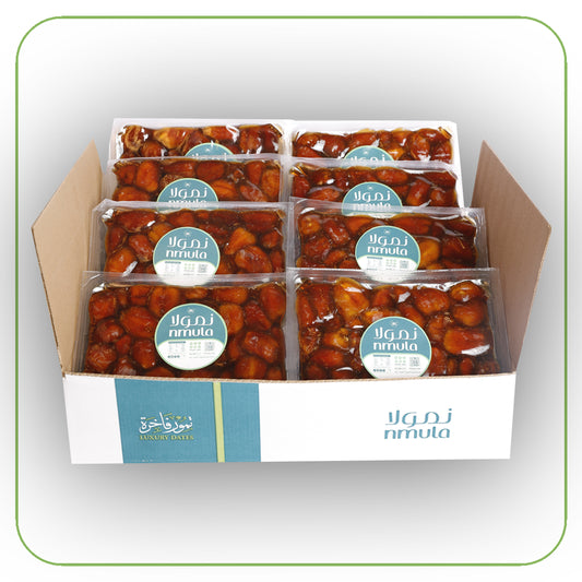 Royal Khalas Dates – Large Whole, 8 kg Carton, Premium Grade
