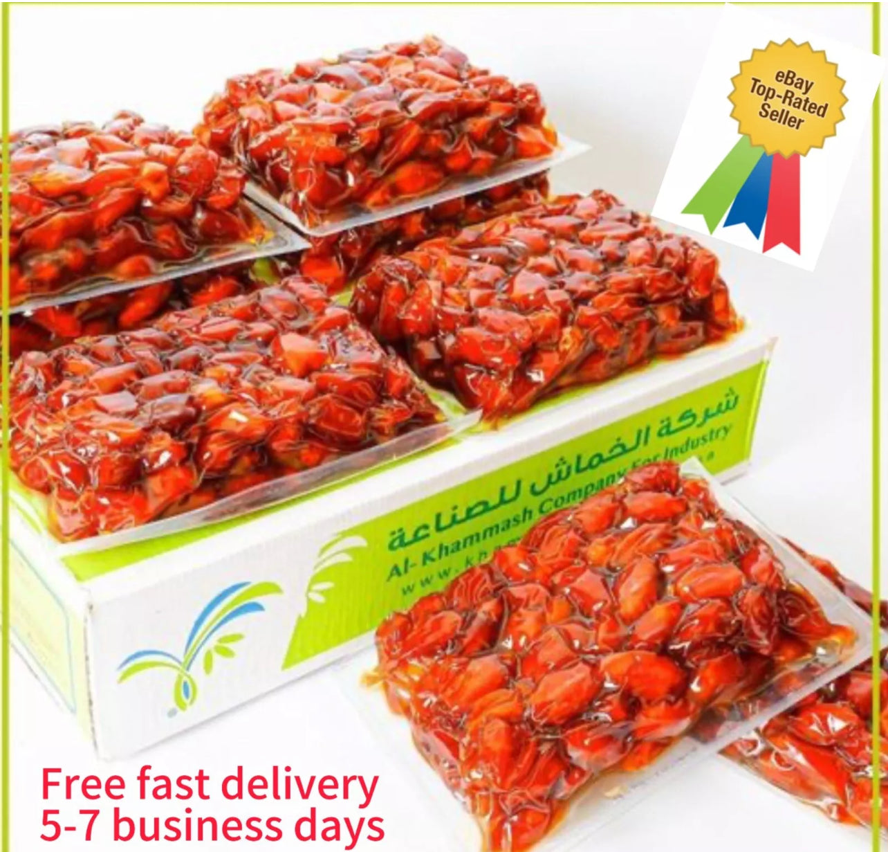 تمر خلاص فاخر أو ملكي – حبة وسط أو كبيرة (مغلف تفريغ هوائي)
‏Khalas Dates datteln – Premium or Royal (Medium or Large Size – Vacuum Sealed)
