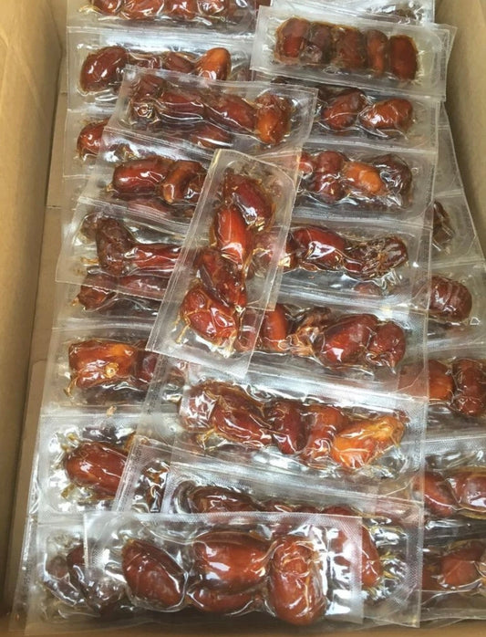 Khalas Dates Premium – 100 Individual Sachets | Al-Qassim