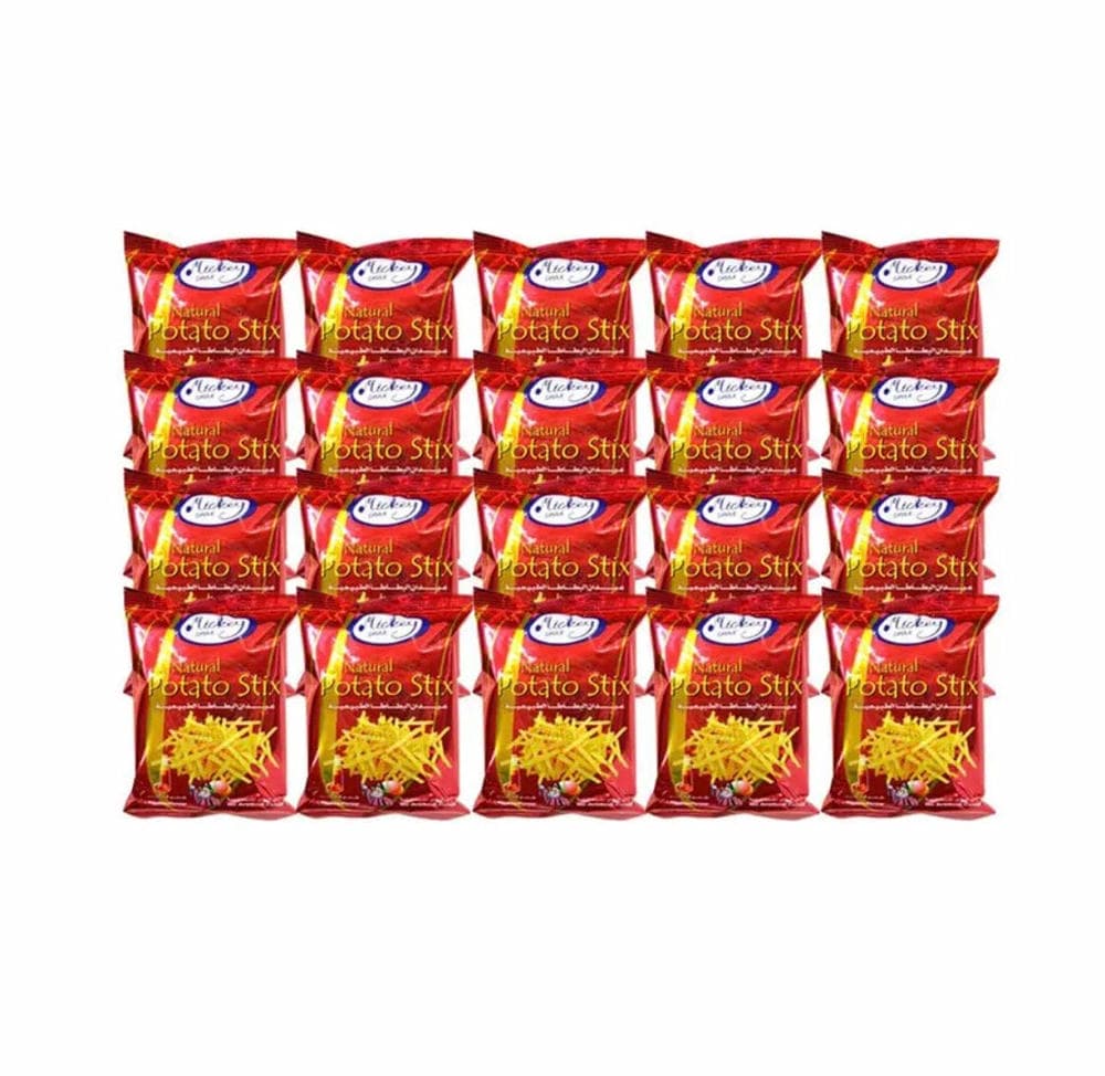Natural Potato Stix Ketchup Flavor – Bulk Family Pack 40 Bags × 19.2g
