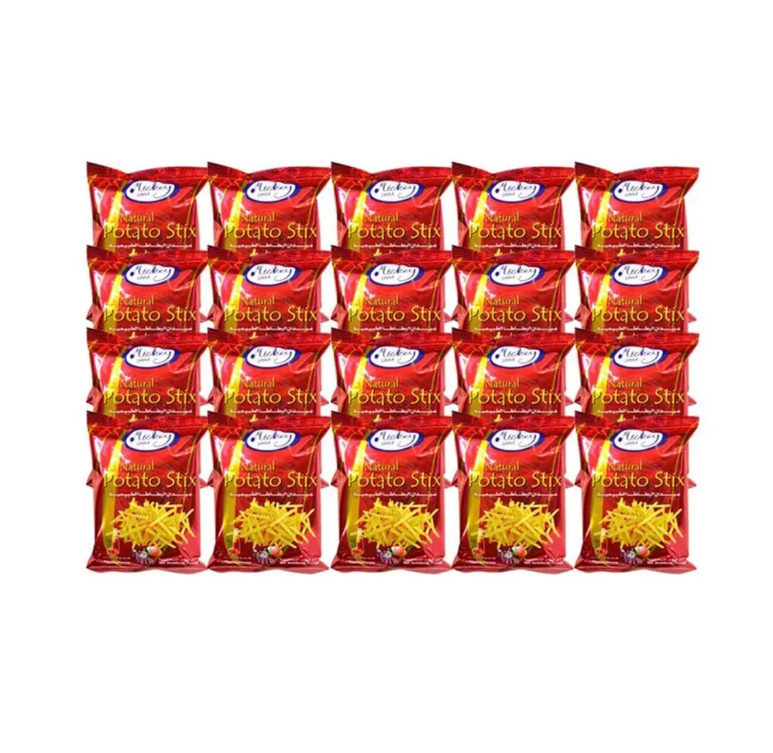 Natural Potato Stix Ketchup Flavor – Bulk Family Pack 40 Bags × 19.2g