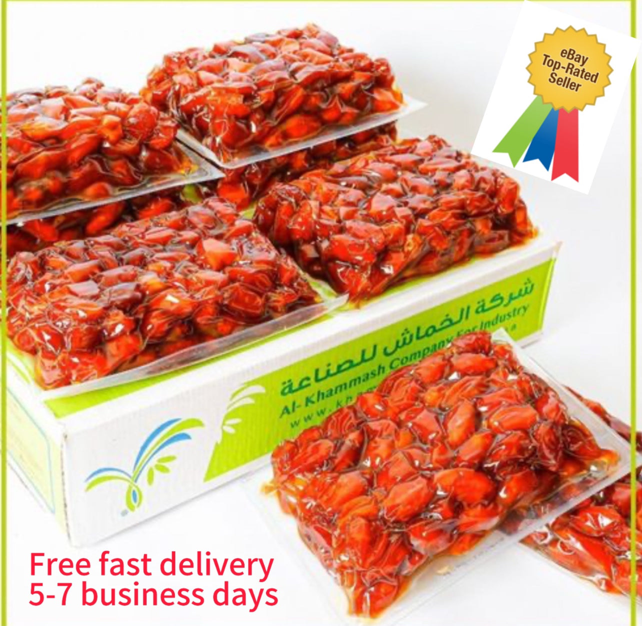 تمر خلاص فاخر أو ملكي – حبة وسط أو كبيرة (مغلف تفريغ هوائي)
‏Khalas Dates datteln – Premium or Royal (Medium or Large Size – Vacuum Sealed)