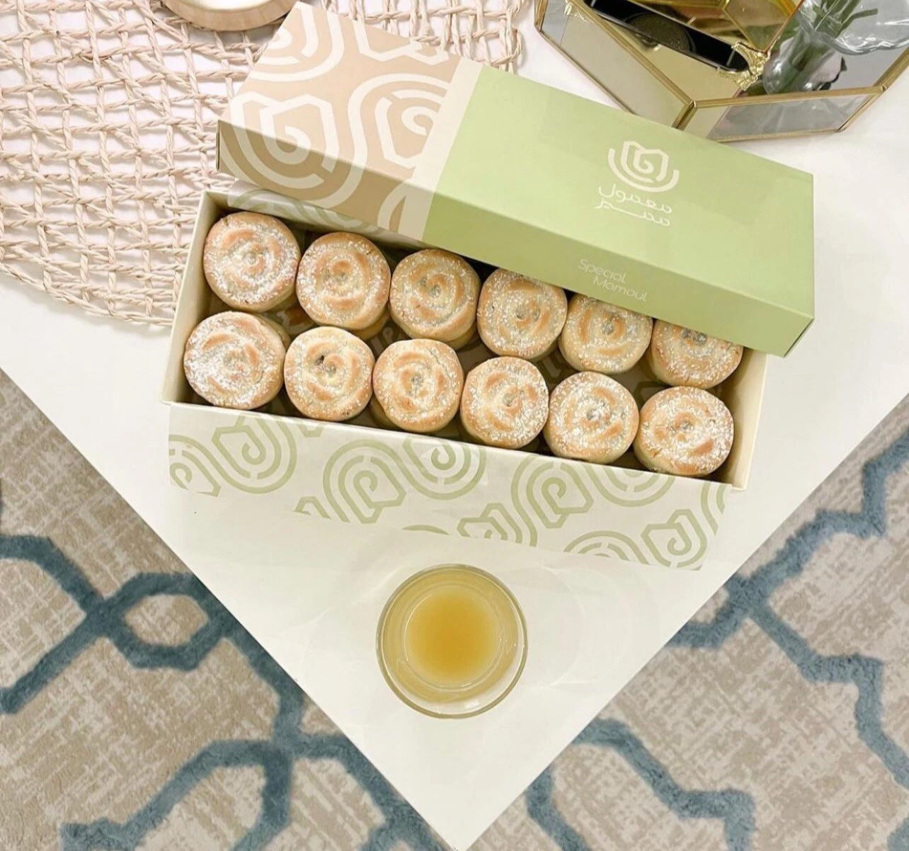 2 Carton Maamoul,dates Special   2 X 500 Gram 48 Pcsمعمول التمر ٤٨ قطعة كرتونين