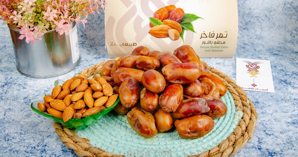 Premium Stuffed Khalas Dates with Almonds, Walnuts & Pistachios – 3×500g (1.5 kg Total)